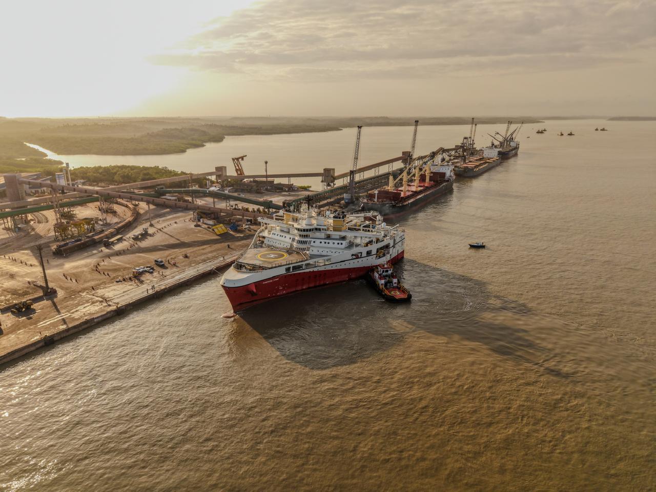 Porto do Itaqui, no Maranhão, recebe Ramform Titan