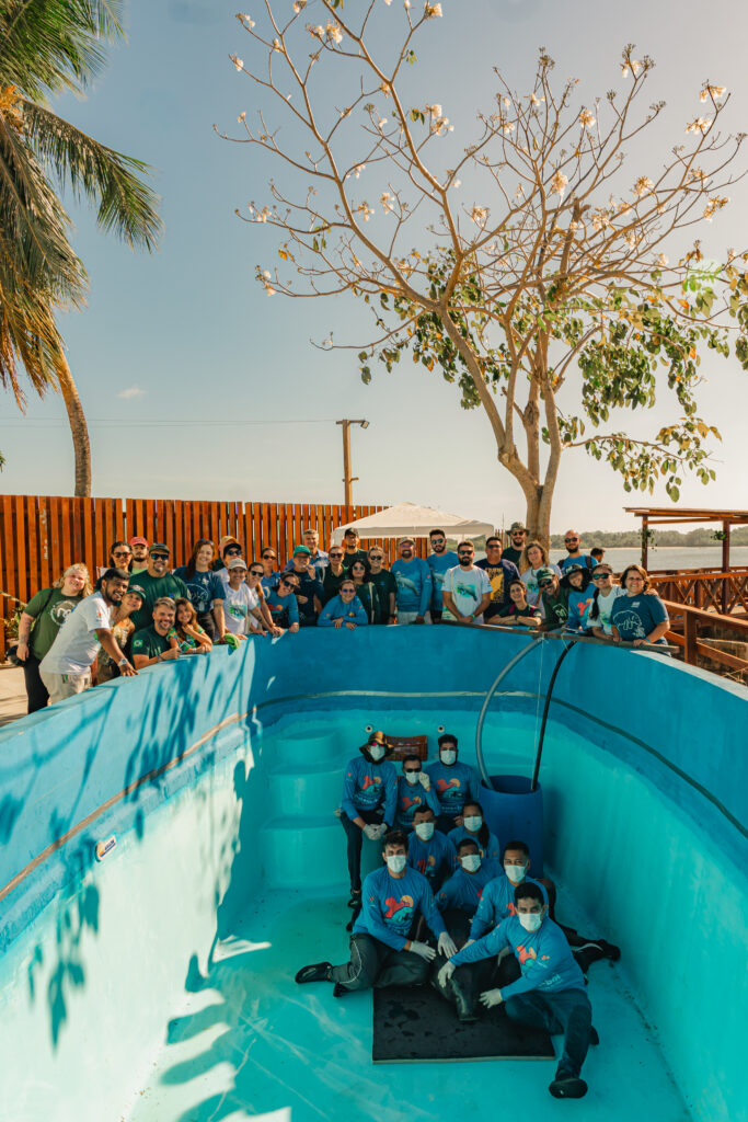 TGS inaugura, na Ilha do Marajó, no Pará, primeiro recinto de aclimatação para peixes-boi